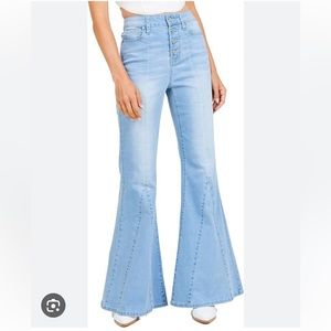 NWT ALTAR’D STATE JANICE FLARE JEANS, 28.